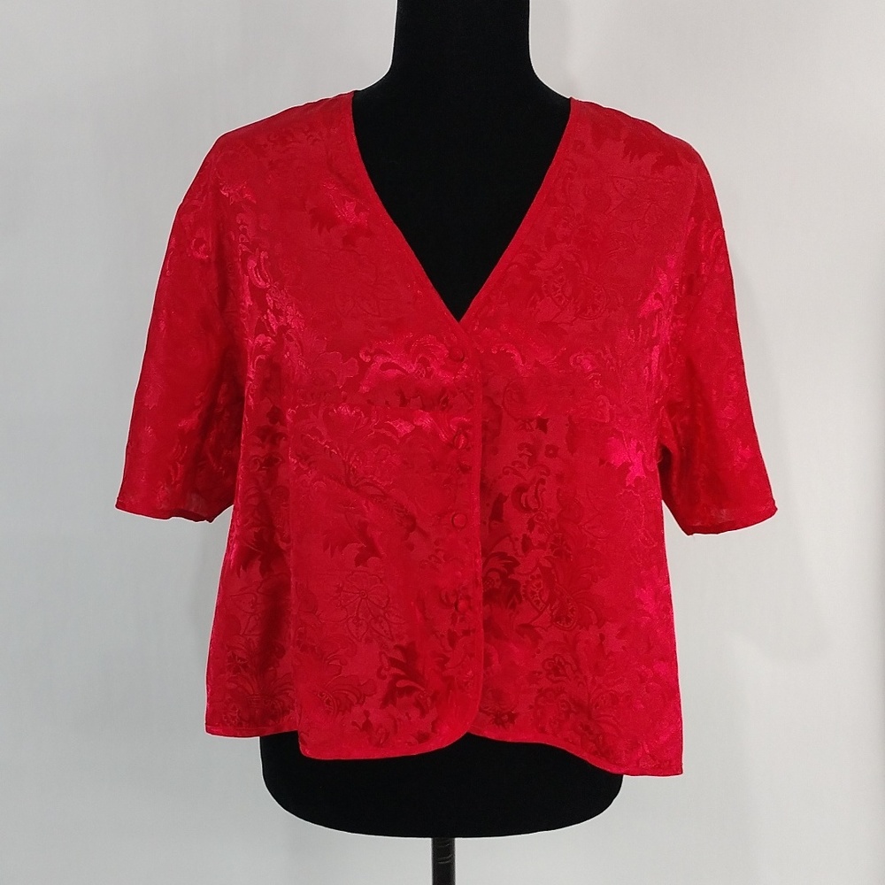 Vintage Victoria's Secret Gold Label Pajama Top